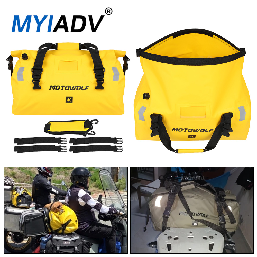 Cycling Backpack - Universal Motorcycle Tail Bags 40L Waterproof