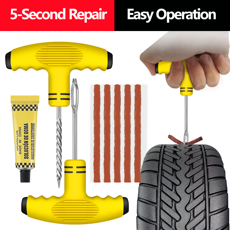Tubeless Tire Sealant - Car Tire Repair Kit for Tubeless