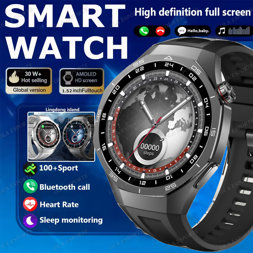 Cycling Heart Rate Monitor - 2026 Dynamic Lsland Smart Watch BT