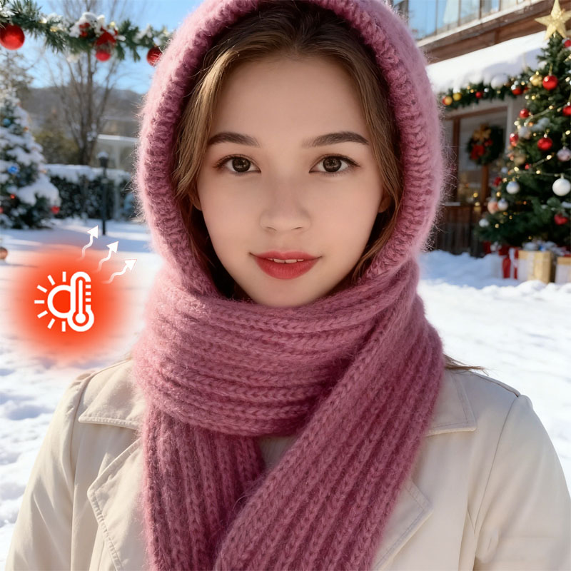 Women's Knit Hat Scarf Set Fle - Cycling Gear Weather recensie en prijs