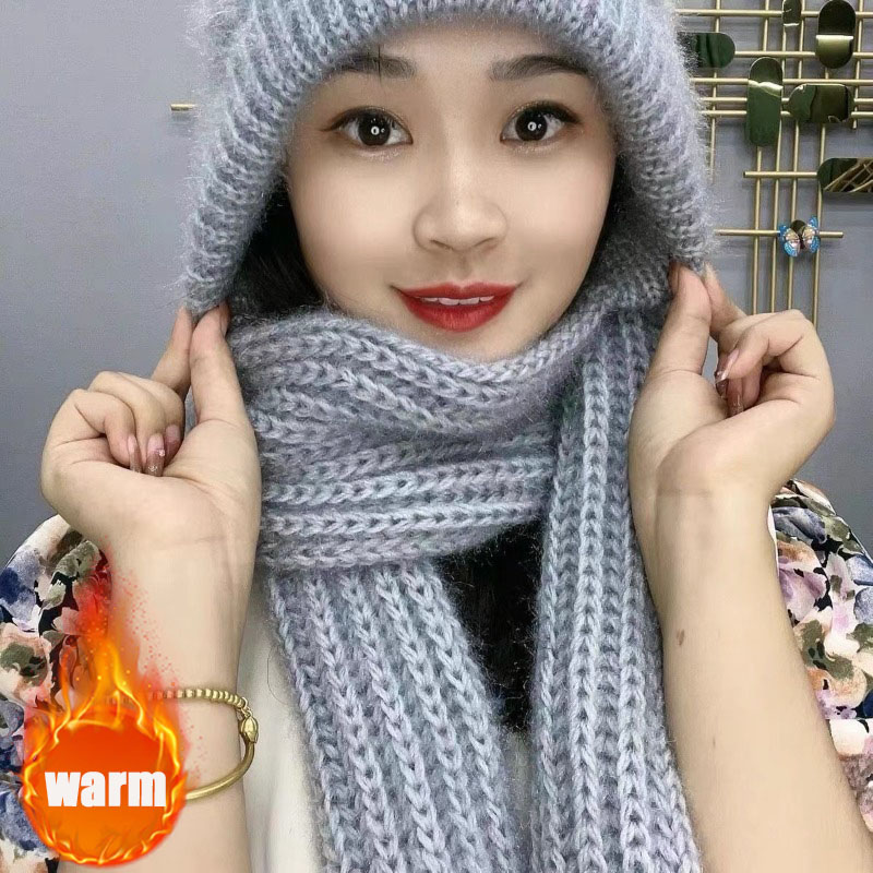 Women's Knit Hat Scarf Set Fle - Cycling Gear Weather recensie en prijs