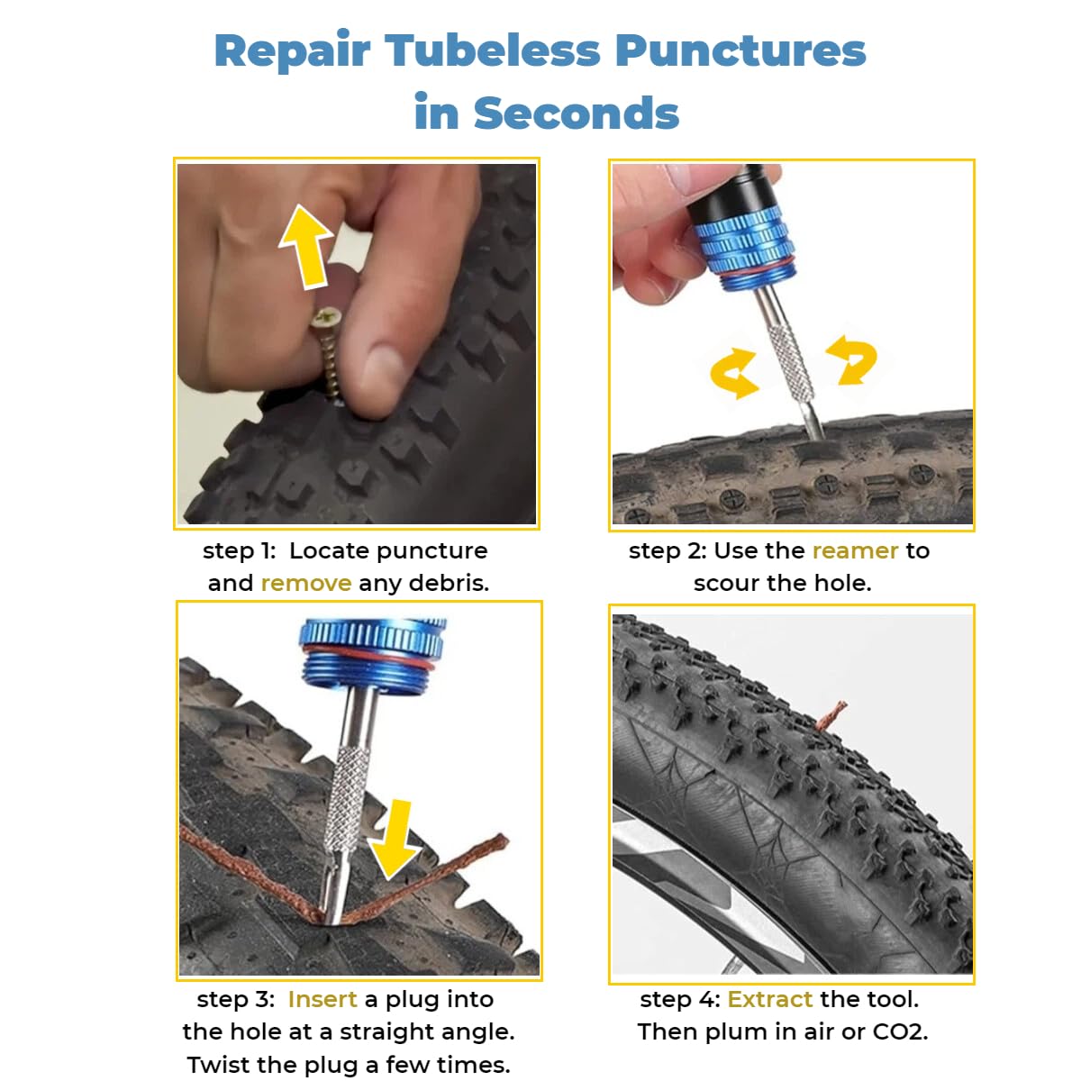 Tubeless Bike Tire Repair Kit  - Tubeless Tire Sealant recensie en prijs