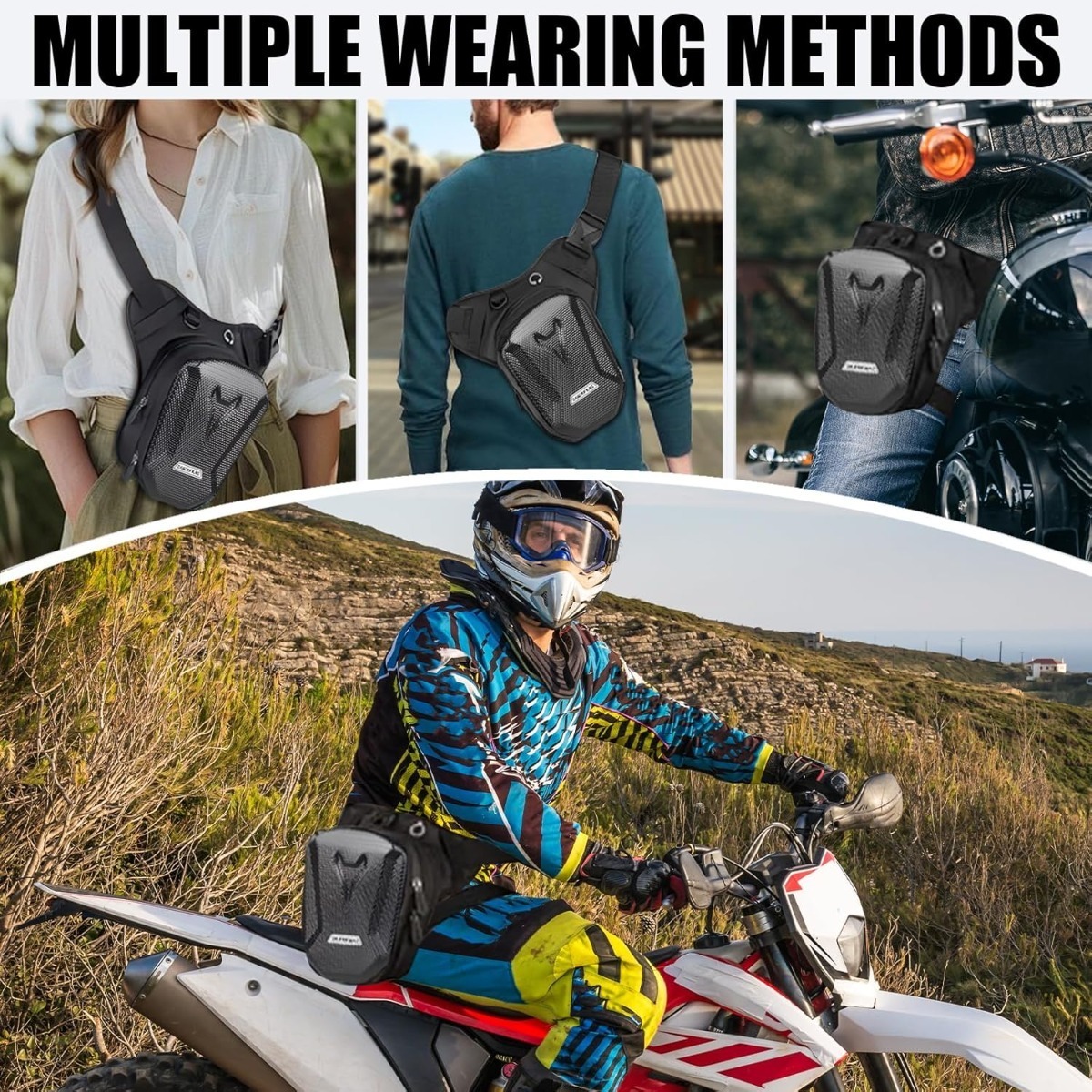 Versatile Drop Leg Bag Motorcy - Cycling Gear Weather recensie en prijs