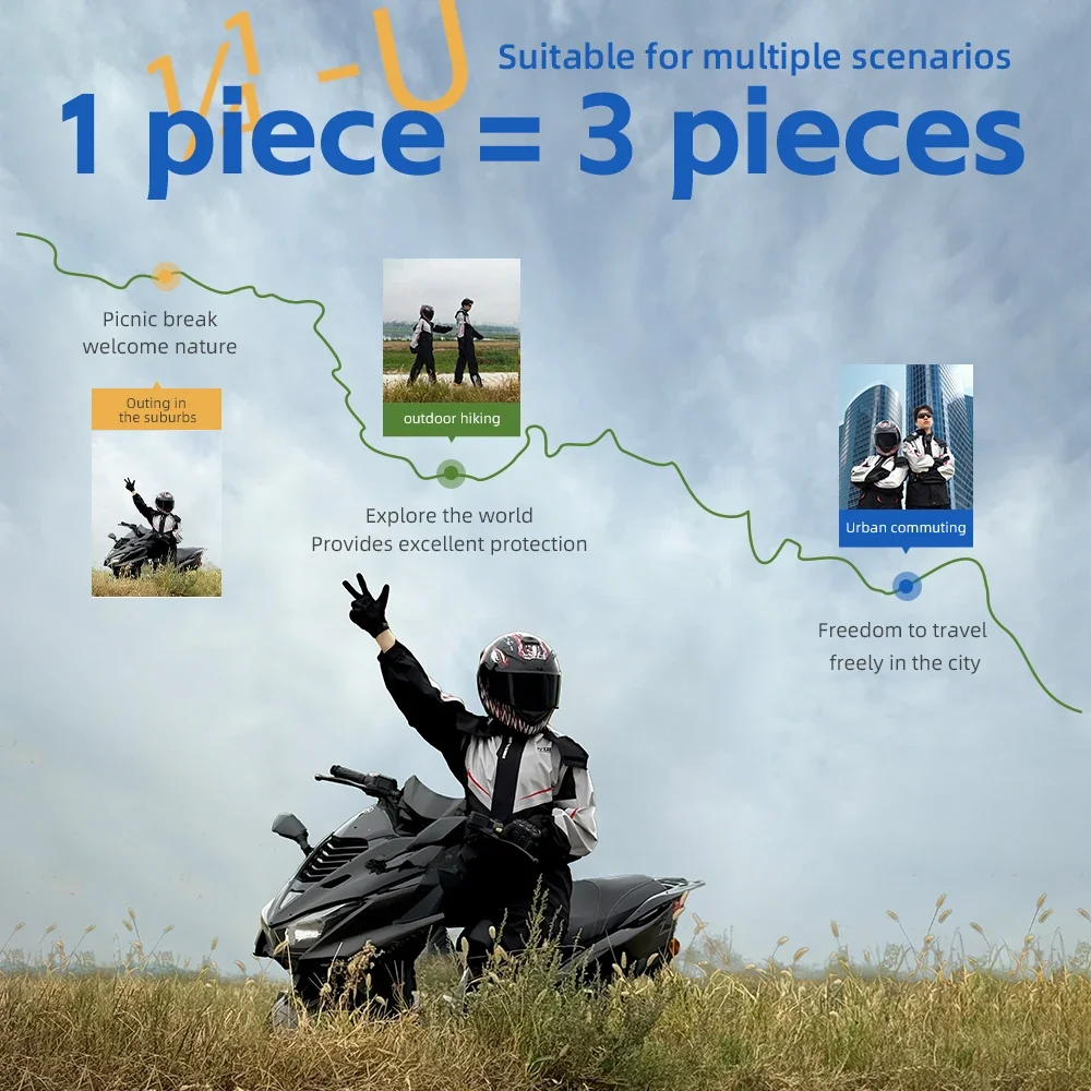 Men's and Women's Motorcycle R - Cycling Gear Rain recensie en prijs