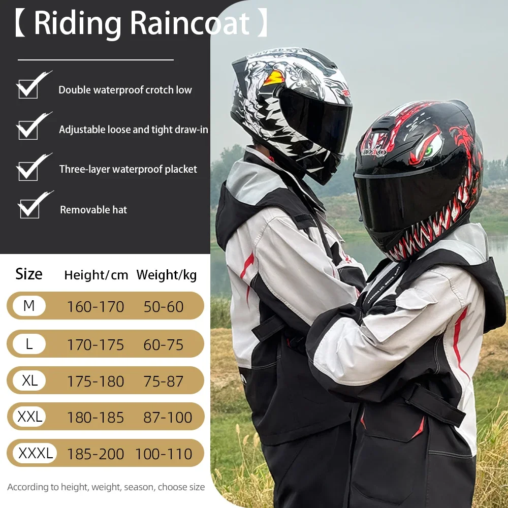 Men's and Women's Motorcycle R - Cycling Gear Rain recensie en prijs
