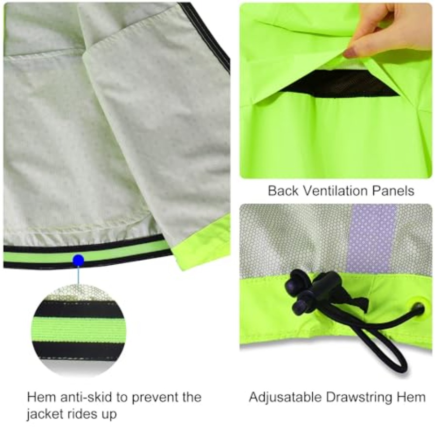 Men's Rain Jacket Waterproof W - Cycling Gear Rain recensie en prijs