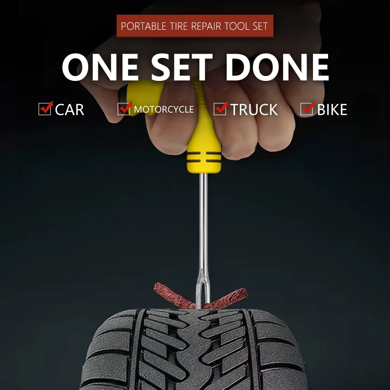 Car Tire Repair Kit for Tubele - Tubeless Tire Sealant recensie en prijs
