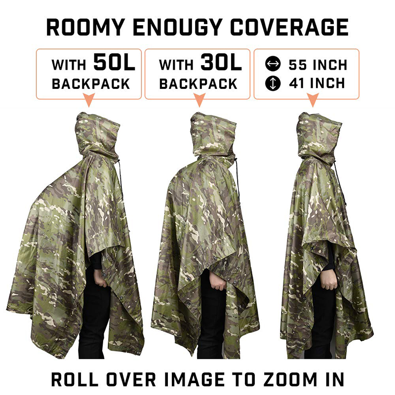 Rain Coat Camouflage Tactical  - Cycling Gear Rain recensie en prijs
