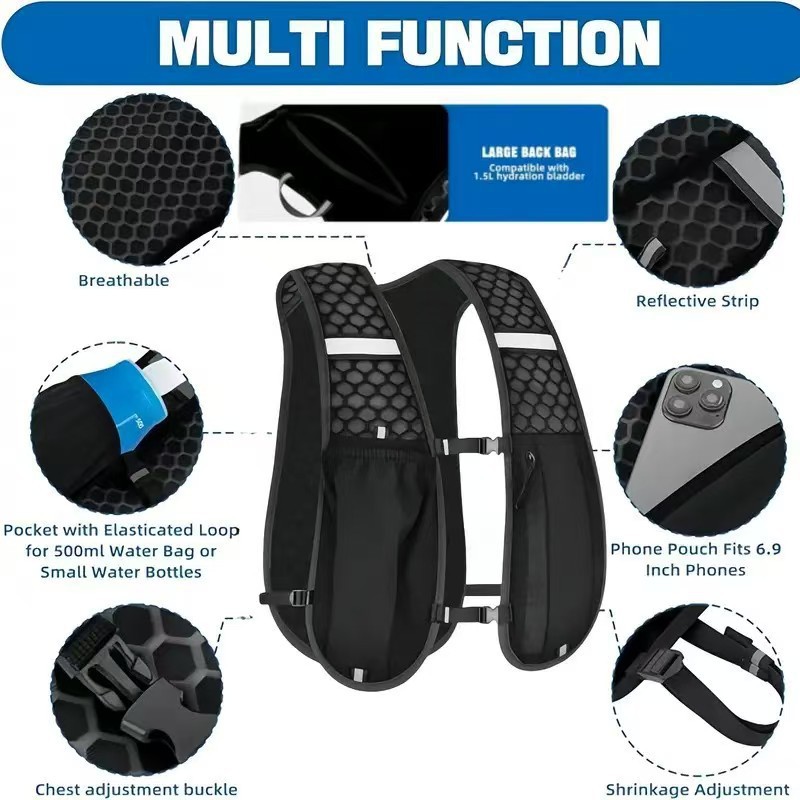 Running Hydration Vest for Wom - Cycling Backpack recensie en prijs