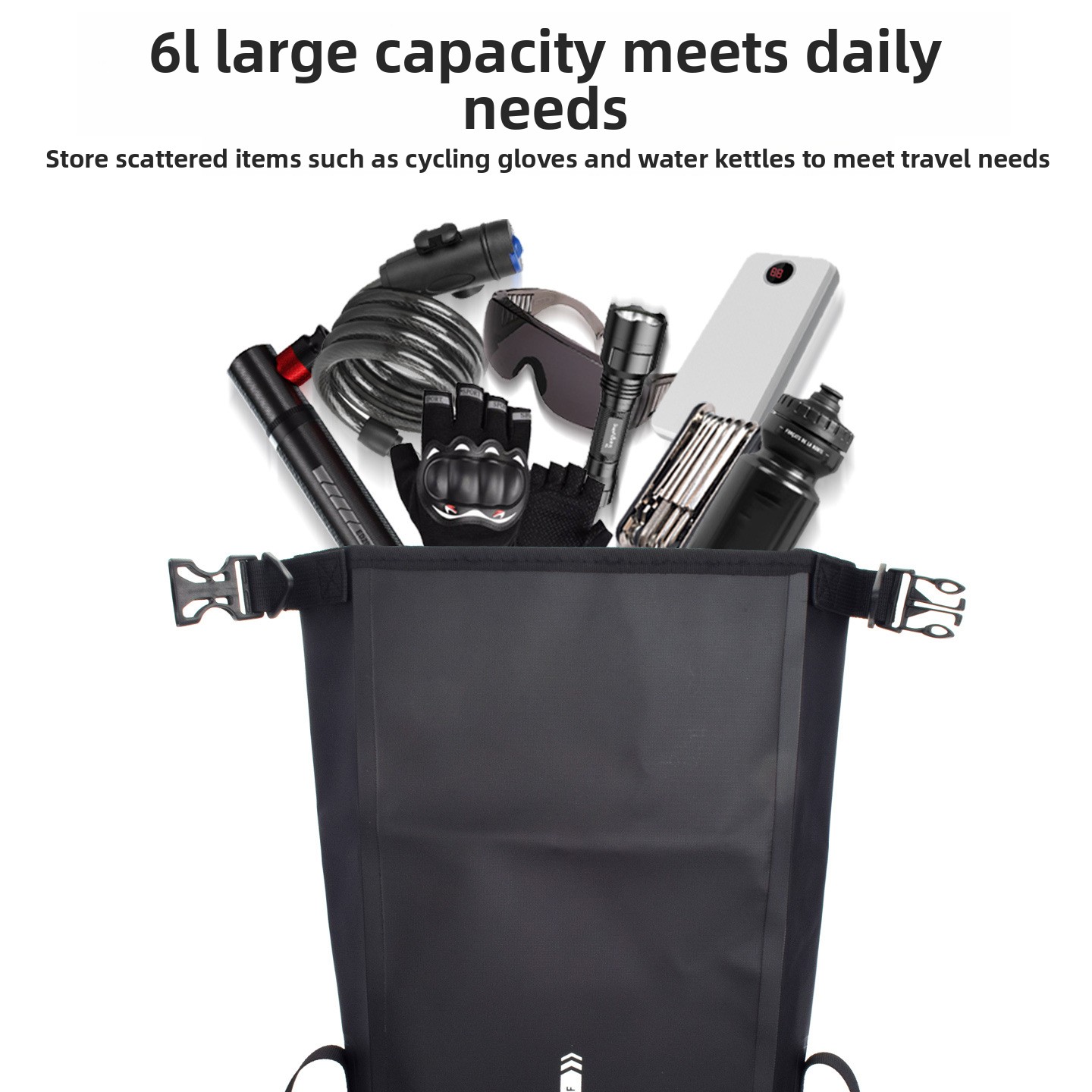 6L Large capacity Bicycle full - Cycling Gear Shelf recensie en prijs