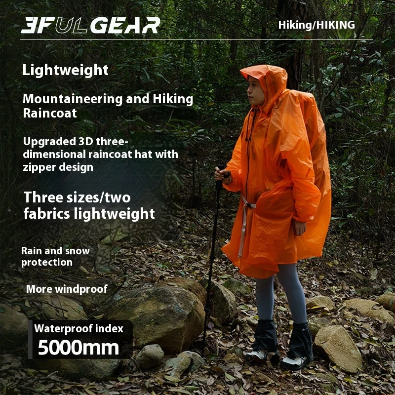 3F UL GEAR Zipper Raincoat 15D - Cycling Gear Rain recensie en prijs