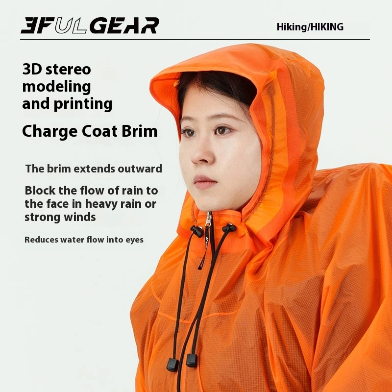 3F UL GEAR Zipper Raincoat 15D - Cycling Gear Rain recensie en prijs