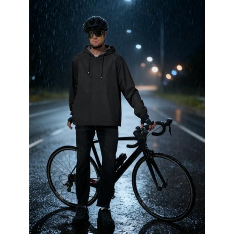 UIQUR Men's Rain Jacket Waterp - Cycling Gear Rain recensie en prijs