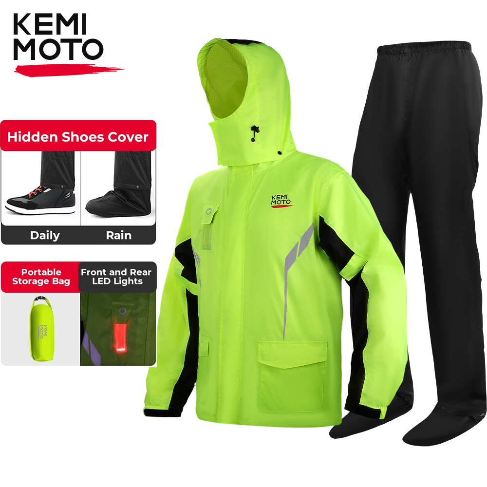 KEMIMOTO Unisex Waterproof Rai - Cycling Gear Rain recensie en prijs