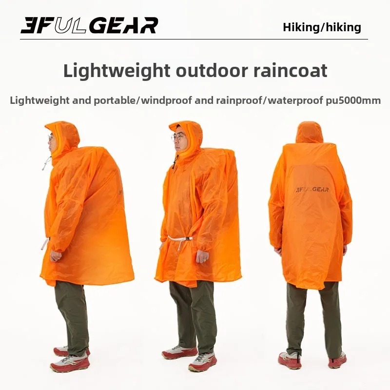 Ultralight Rain Poncho 3F UL G - Cycling Gear Rain recensie en prijs
