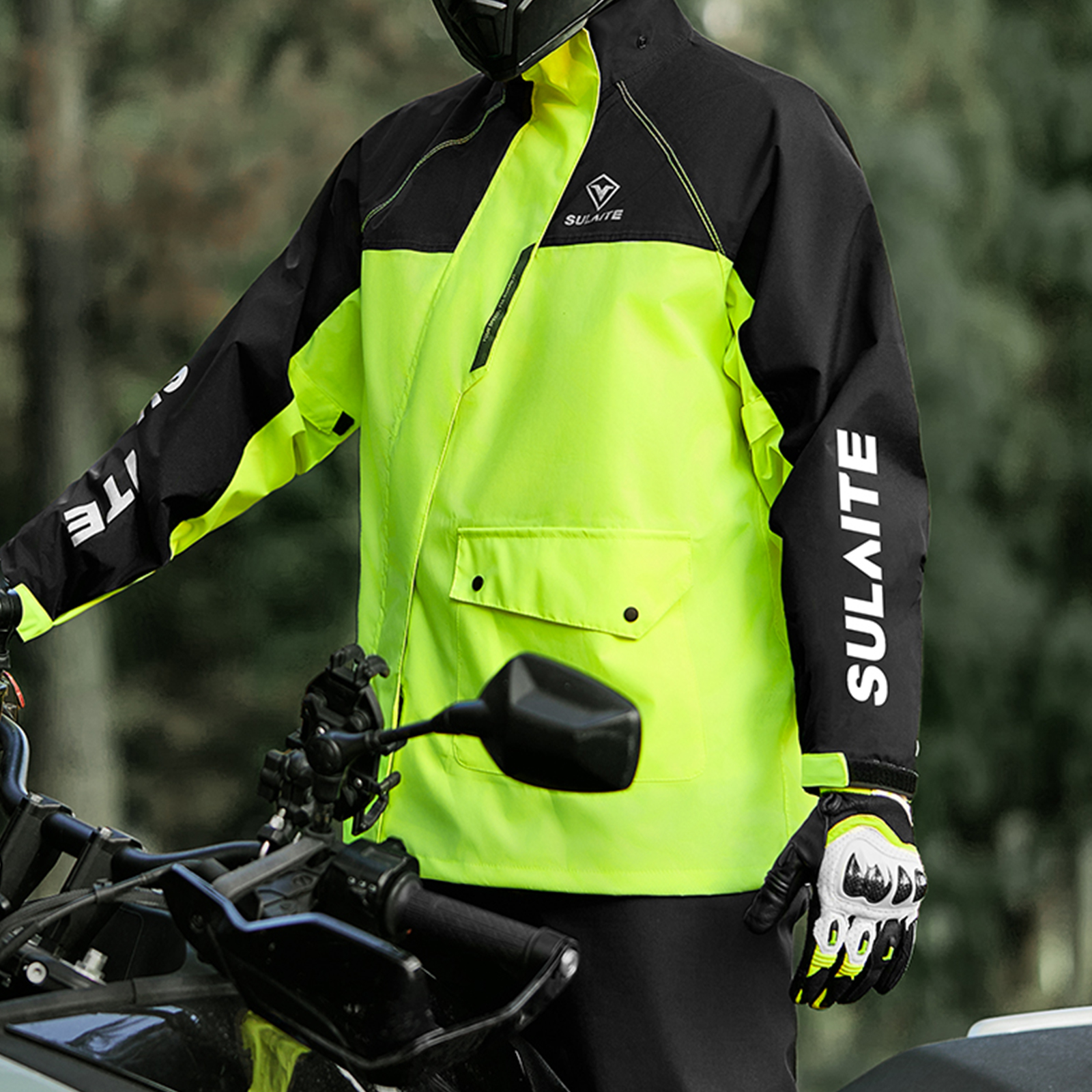 Motorcycle Rain Suit for Men & - Cycling Gear Rain recensie en prijs
