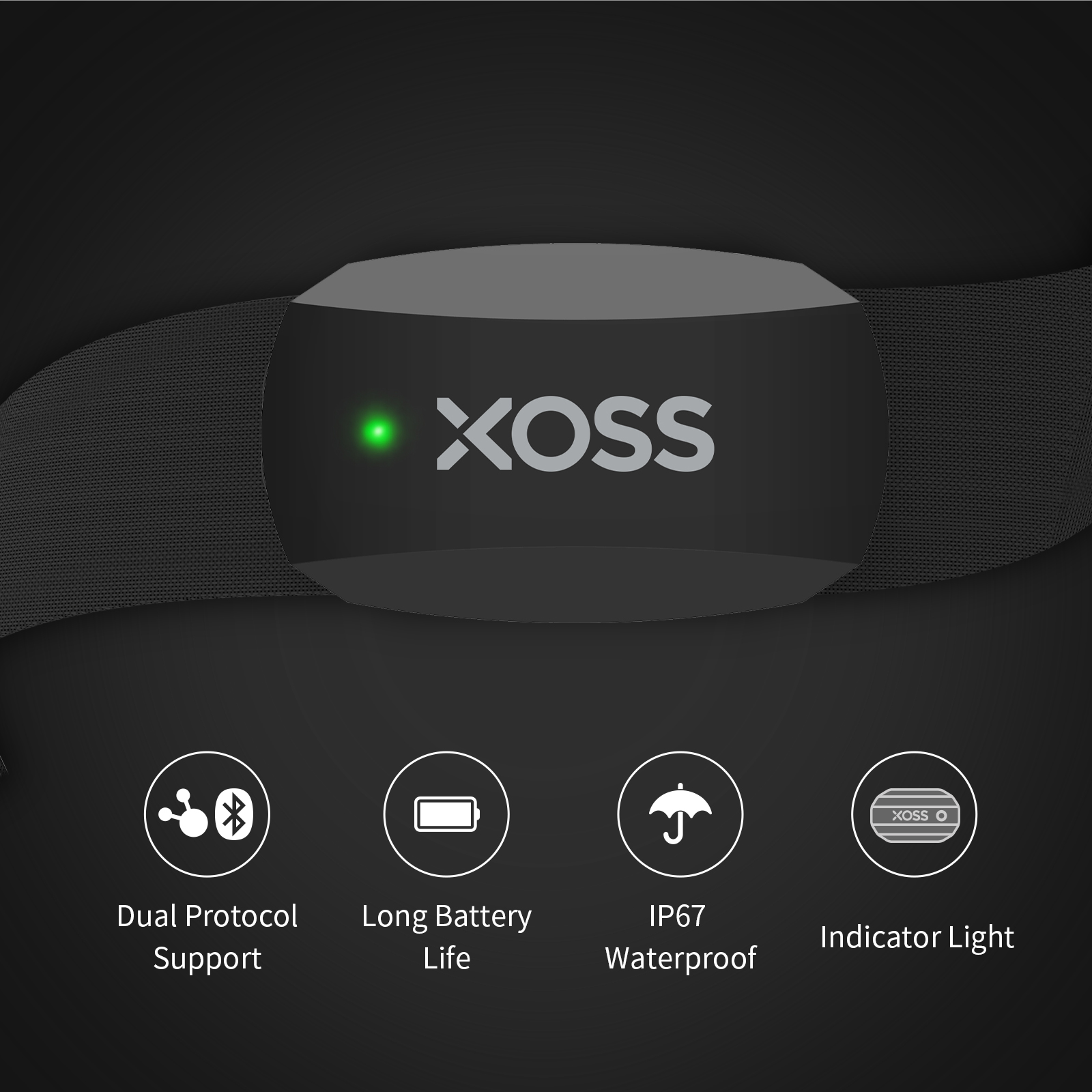 XOSS VORTEX Bicycle Computer H - Cycling Heart Rate Monitor recensie en prijs
