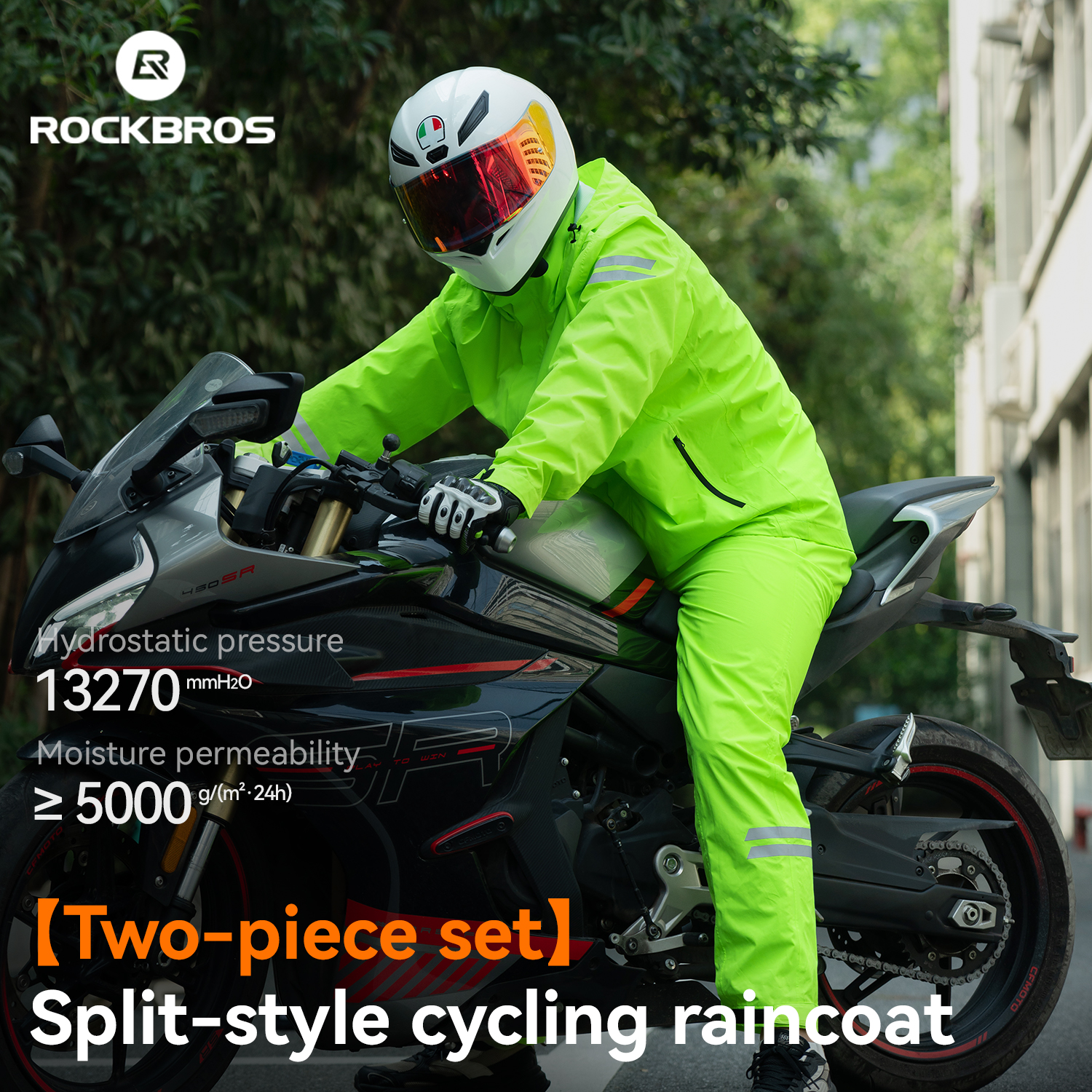 ROCKBROS Cycling Raincoat All- - Cycling Gear Weather recensie en prijs