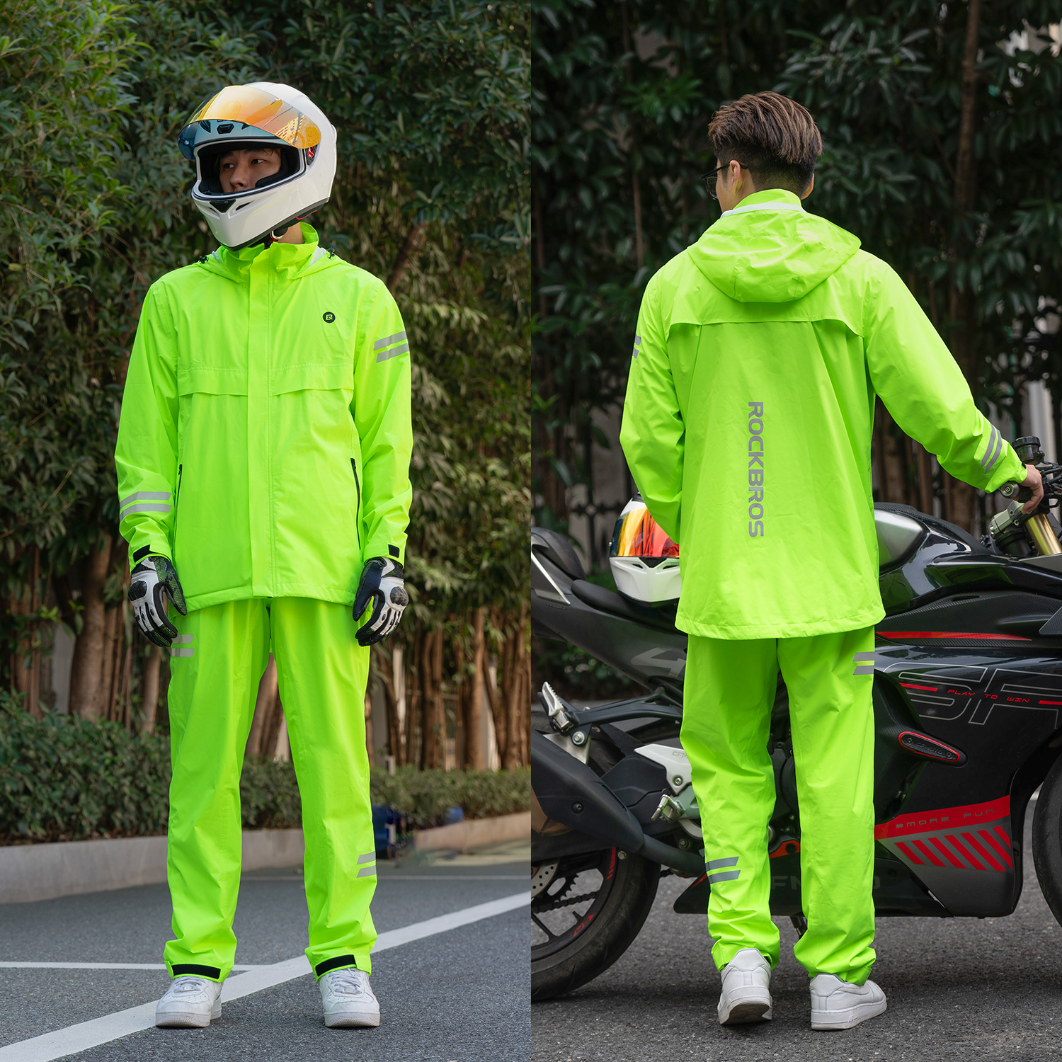 ROCKBROS Cycling Raincoat All- - Cycling Gear Weather recensie en prijs