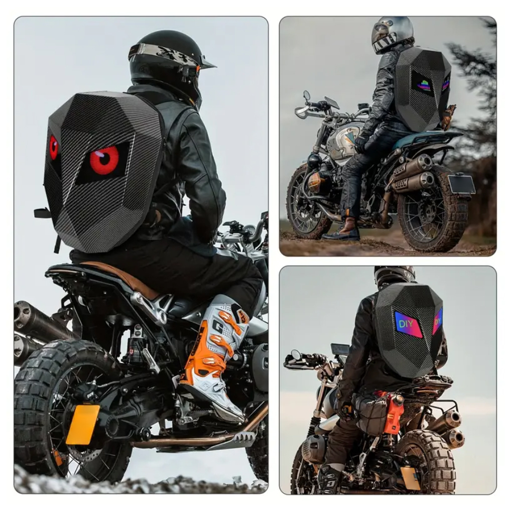 LED Backpack For Man PVC Hard  - Cycling Backpack recensie en prijs