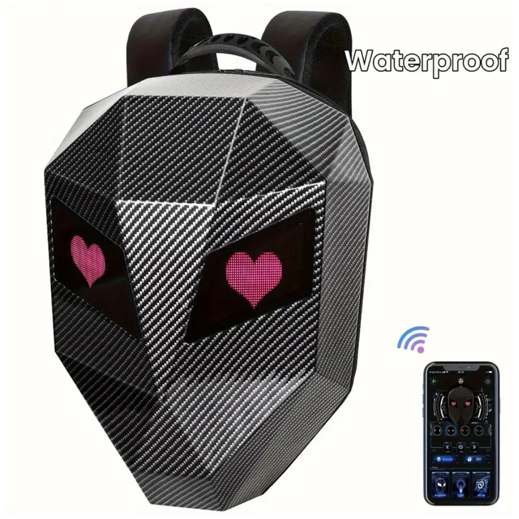 LED Backpack For Man PVC Hard  - Cycling Backpack recensie en prijs