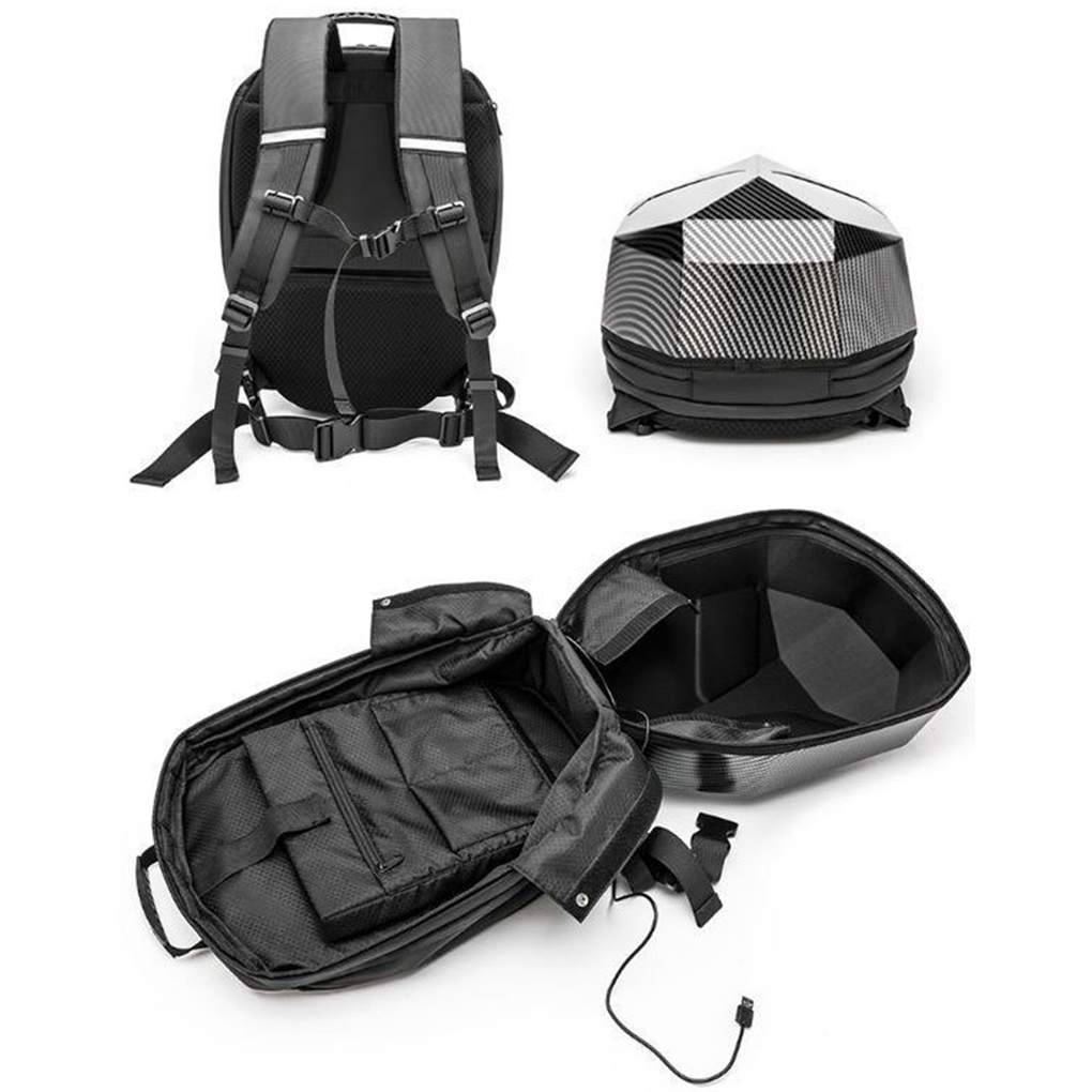 LED Backpack For Man PVC Hard  - Cycling Backpack recensie en prijs