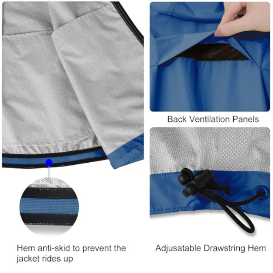Men's Rain Jacket Waterproof W - Cycling Gear Rain recensie en prijs