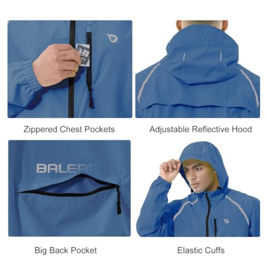 Men's Rain Jacket Waterproof W - Cycling Gear Rain recensie en prijs